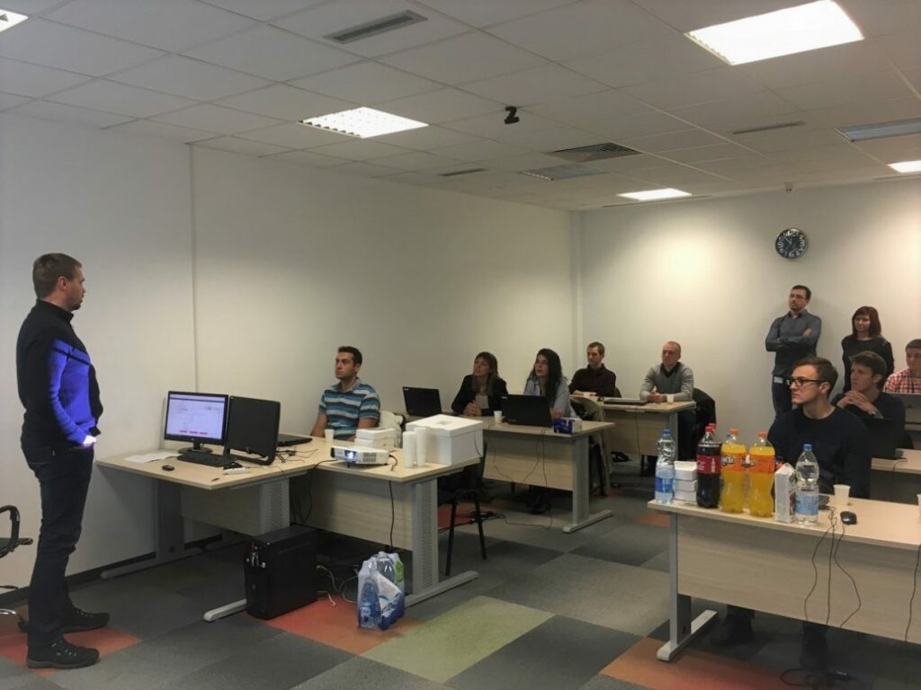 Students in classroom